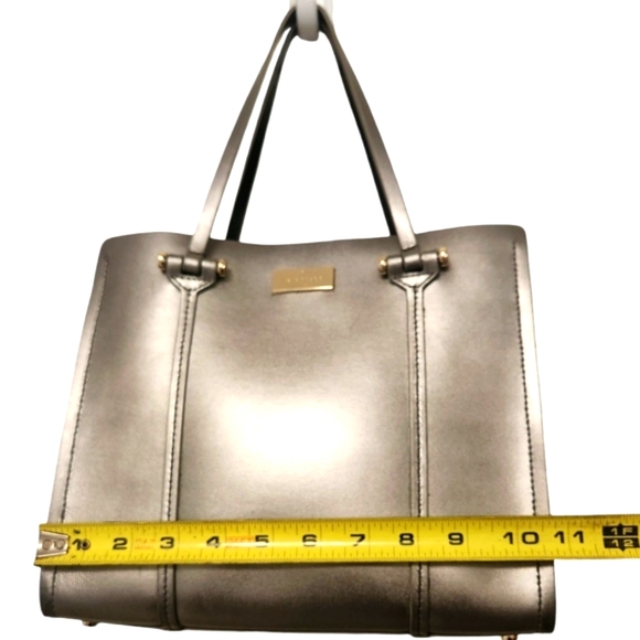 KATE SPADE Arbour Hill Elodie Silver Leather Bag - Picture 14 of 16